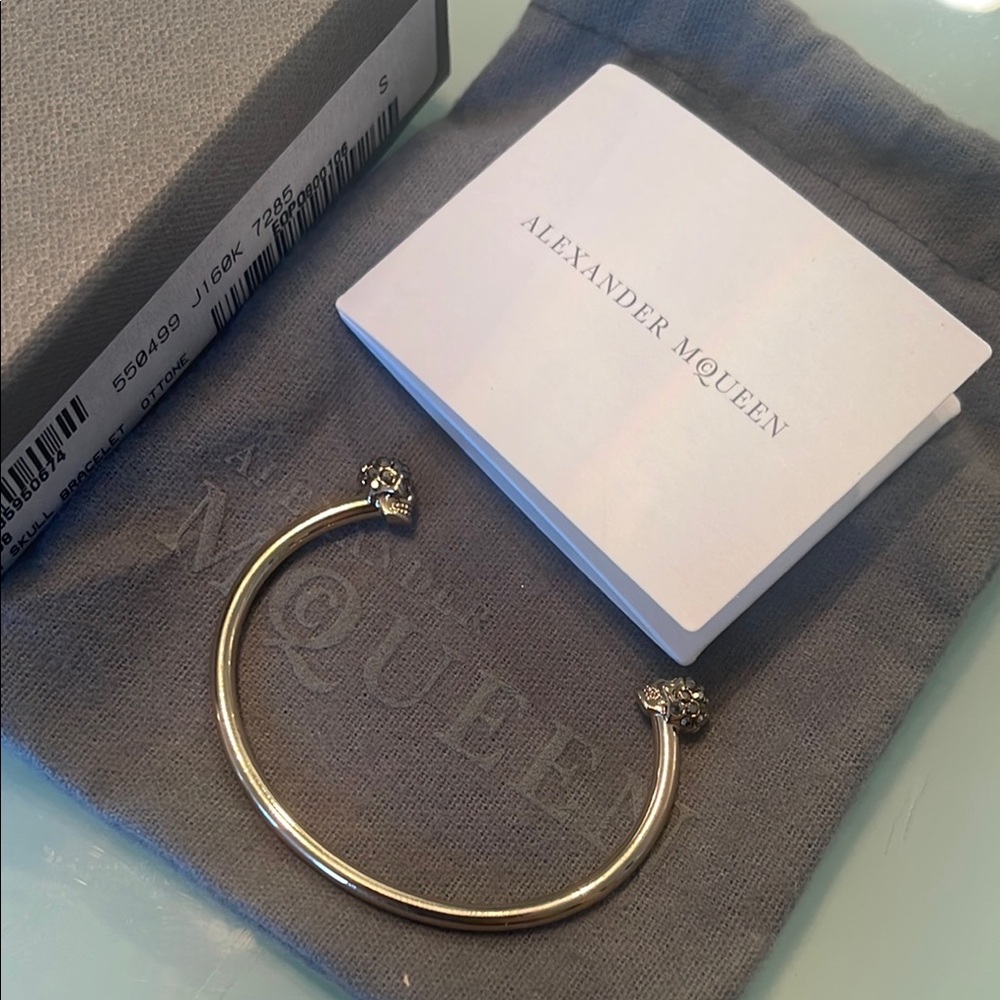 Alexander McQueen Gold Bracelet